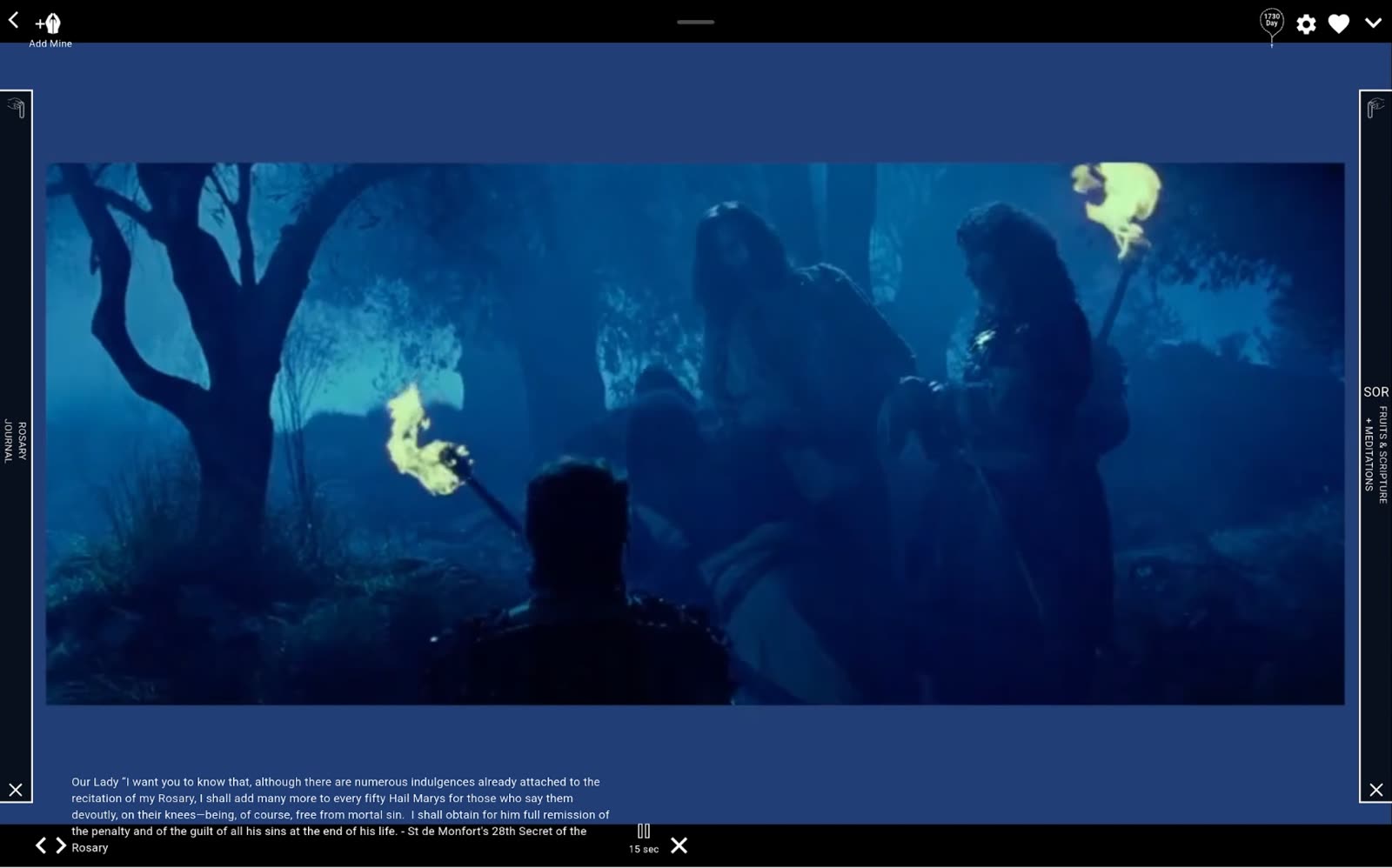 Rosary Experience scene 5